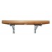 SeaLux Wall Mount 30" x 13" Folding Shower Teak Bench in Teak Board for Boat, Shower Room, Steam and Sauna Room