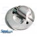 SeaLux Marine Hatch 316 Stainless Steel Round Spring Loaded Flush Lift Handle /pull Ring 2" Dia.