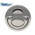 SeaLux Marine Hatch 316 Stainless Steel Round Spring Loaded Flush Lift Handle /pull Ring 2" Dia.