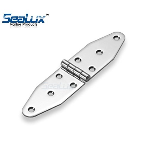 SeaLux Marine Boat Stainless Steel Heavy Duty Strap Hinge 7-1/8x