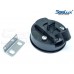 SeaLux 2-3/8" Plastic BLACK Hatch Flush Pull Slam Latch for marine boat and RV