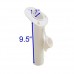 SeaLux 9-1/2" U.V. Stabilized Nylon 30 Degree Flush Mount WHITE Console Rod Holders  with CAP (2 pcs) for Kayak, Boat