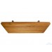 SeaLux Wall Mount Folding Shower Solid Teak Bench 24" x 13" in Teak Board Boat, Shower Room