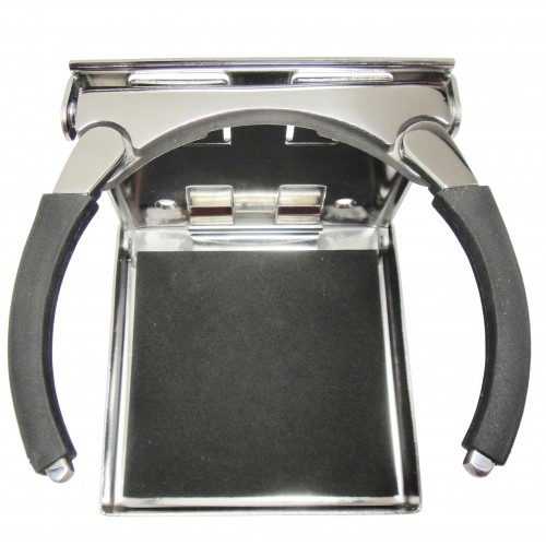 Small, Standard Stainless Steel Drop In Cup Holder