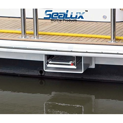 Sealux Stainless Steel Pop N Lock Boarding 3 Step Under Mount Sliding