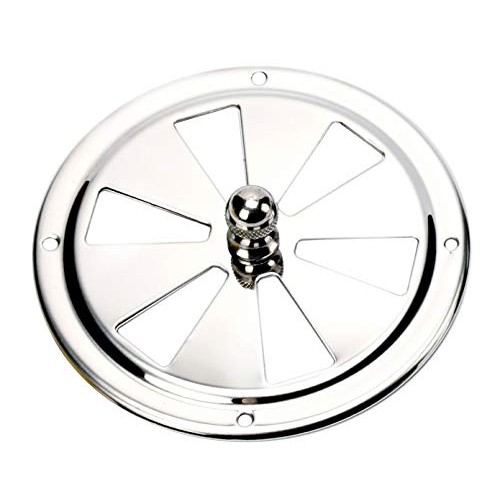 SeaLux Marine Round Butterfly Vent with Center Knob Shutter Vent ...